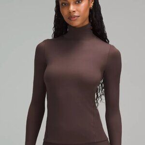Lululemon Wundermost Ultra-Soft Nulu Long-Sleeve Turtleneck XS Navy